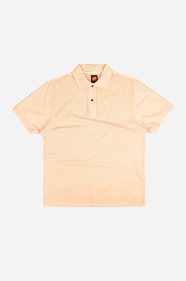Men's Essential Pigment Polo Buttercream