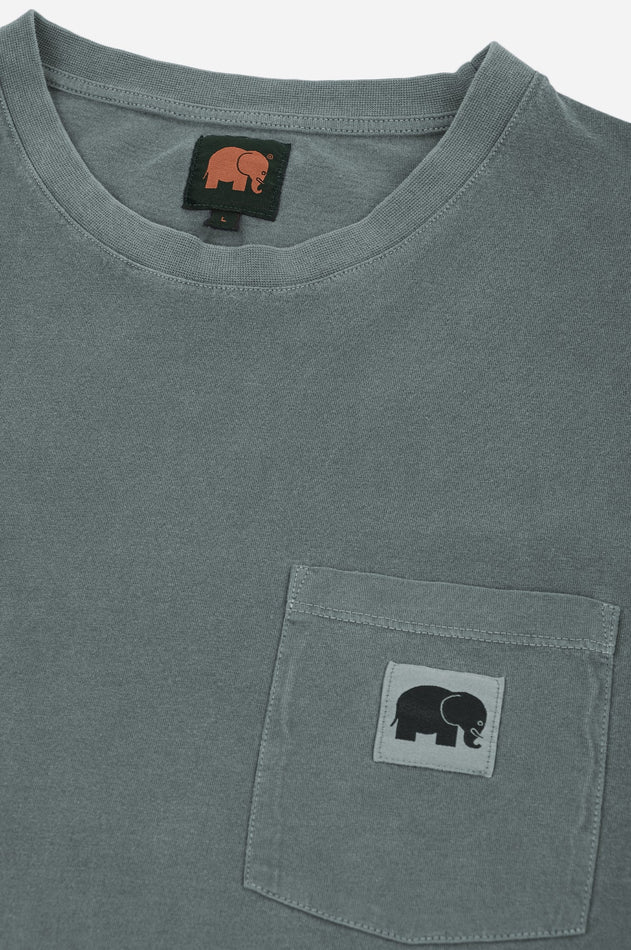 Men's Garza Pigment Dyed T-Shirt Vintage Indigo