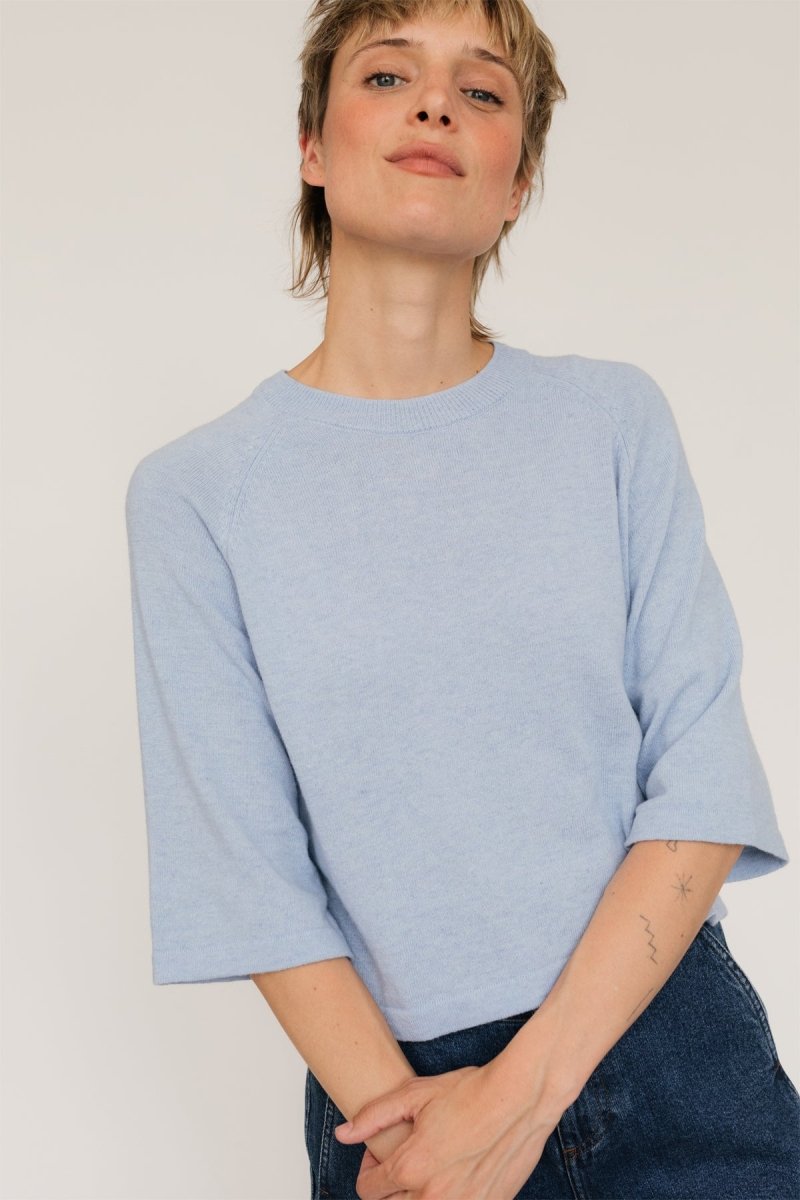 Oja Knit Soft Blue - IVALO.COM