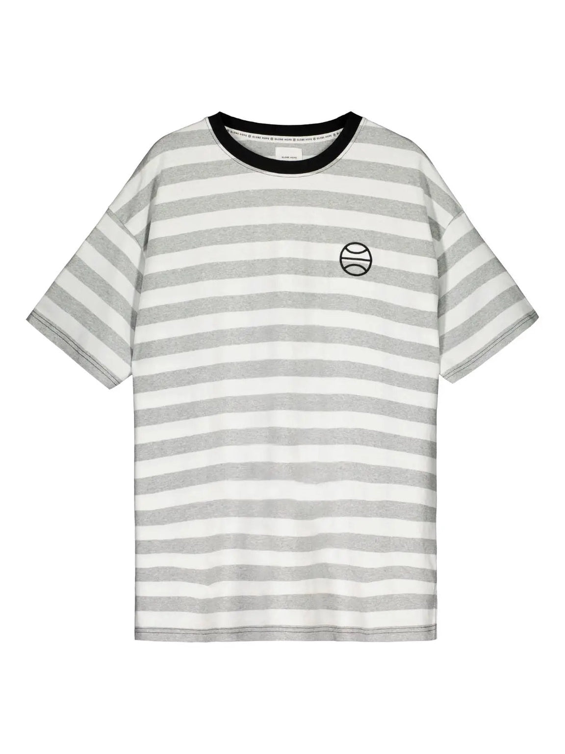 Rehja T-Shirt Grey-White Striped