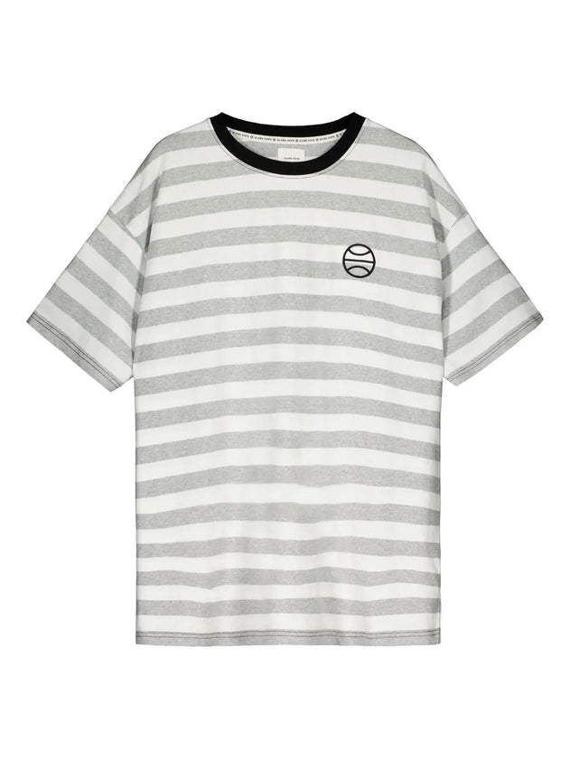 Rehja T-Shirt Grey-White Striped