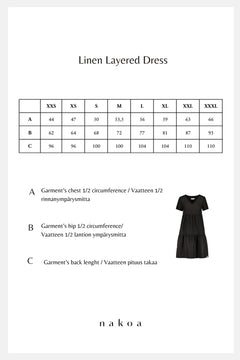 Linen Layer Dress Mulberry