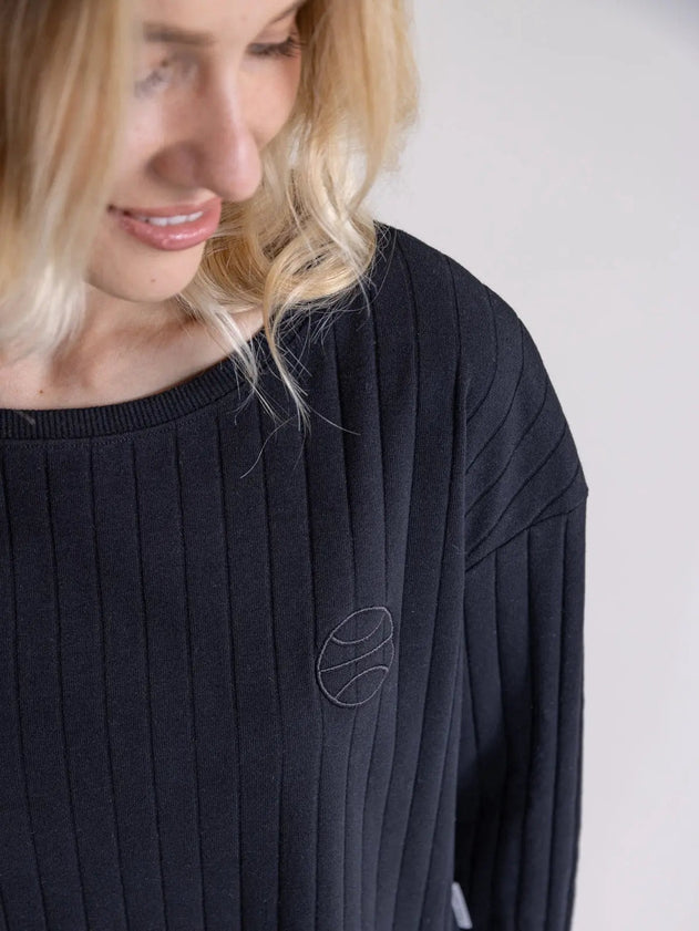 Olos Ribb Shirt Black