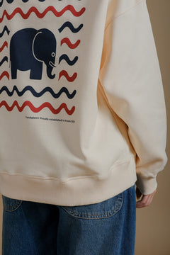 Explanada Women's Organic Oversized Hoodie Ivory