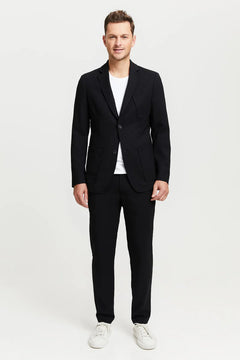 Jere Merino Wool Blazer Jacket Black