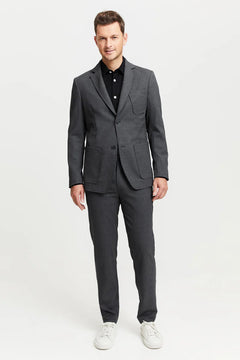 Jere Merino Wool Blazer Jacket Grey