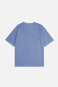 Men's Parodi Pigment Heavyweight Oversized T-Shirt Mediterranean Blue
