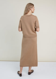 Knitted Merino Wool Skirt