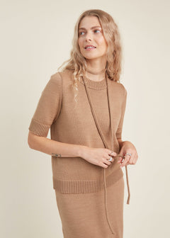 Knitted Merino Wool Top