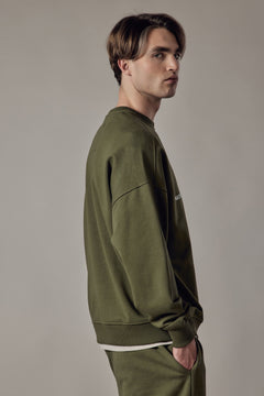 Men's Loose Fit Crewneck Sweatshirt