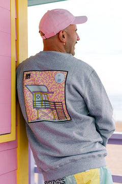 Antonyo Marest x Trendsplant Art Hut Sweater Sport Grey