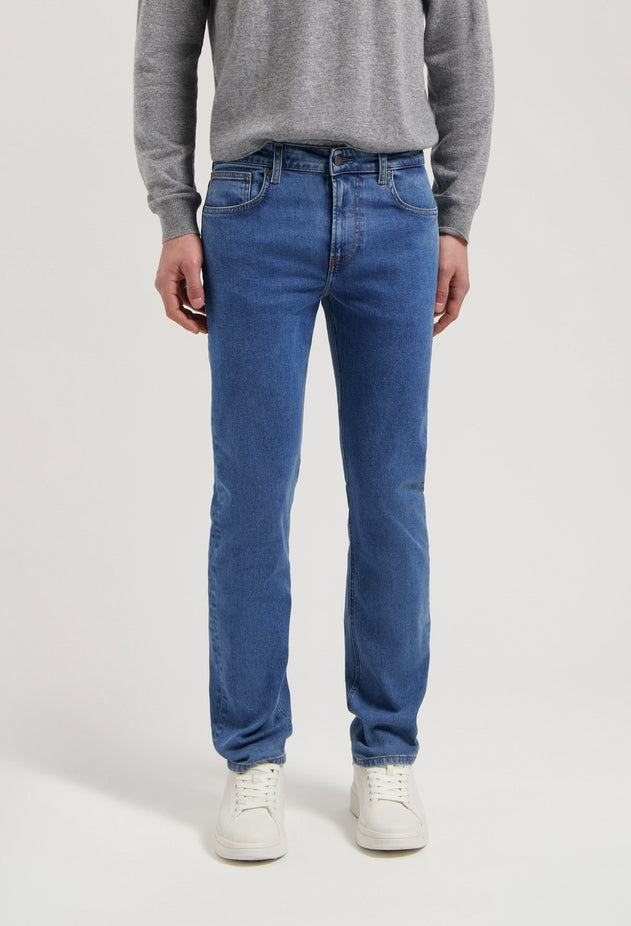 Carry Mid Straight Jeans Stone Vintage
