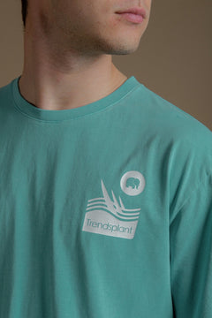 Men's The Cup Pigment T-Shirt Medium Turquoise