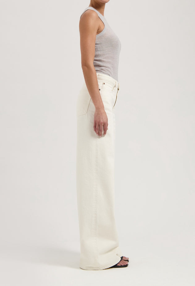 Sara High Loose Flow Jeans Natural