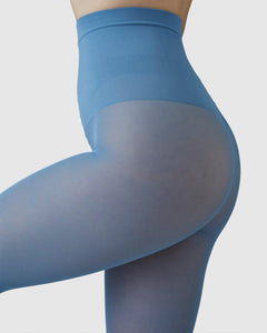 Svea Premium Tights Dusty Blue