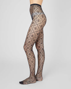 Lykke Net Tights Black