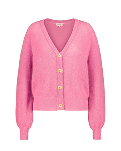 Elsie Mohair Cardigan Lollipop Pink