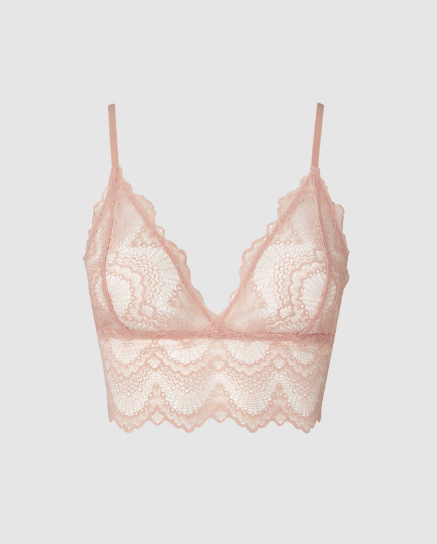 Lace Triangle Bralette 001 - Mrs. Grey – For Days
