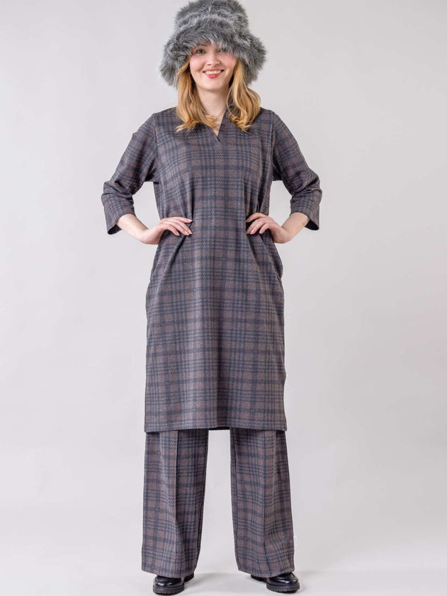 Valkama Dress Grey Melange