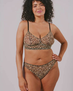 Mesh Bikini Briefs 3-Pack Leopard