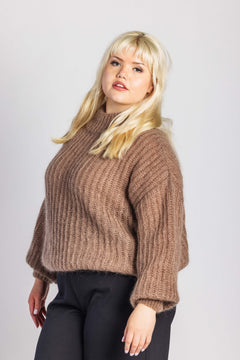 Robin Mohair Knit Smoky Taupe
