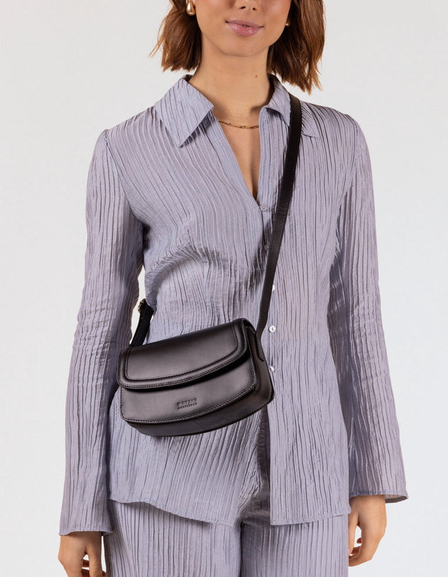 Kendalini Classic Leather Bag Black