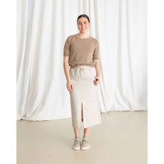 Long Skirt Beige
