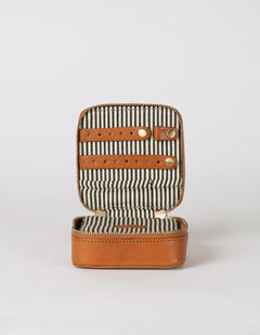 Jewelry Box Cognac Classic Leather