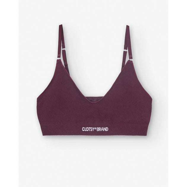 Clotsy Bralette Burgundy