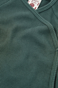 Baby's Haruka Waffle Kimono Bodysuit Blue