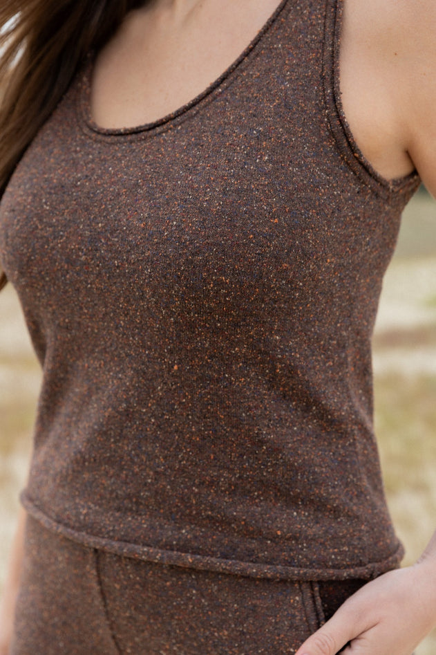 Sabbia Tank Top Chocolate