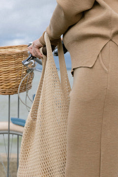 Mare Linen Summer Bag Sand
