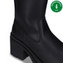 Nae Vegan Shoes - Sima Black Platform Boots Mid-Calf, image no.3