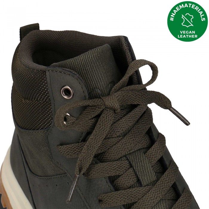 Eban Green High Top Sneakers Green