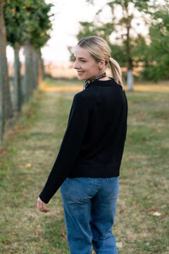 Crew Neck Merino Wool Sweater