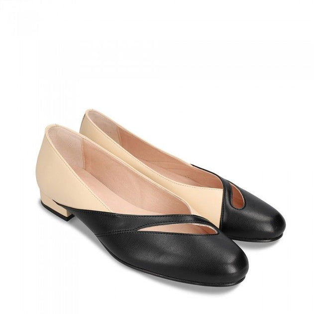 Deme Flats Black/Beige