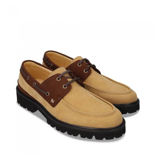 Dario Boat Shoes Beige