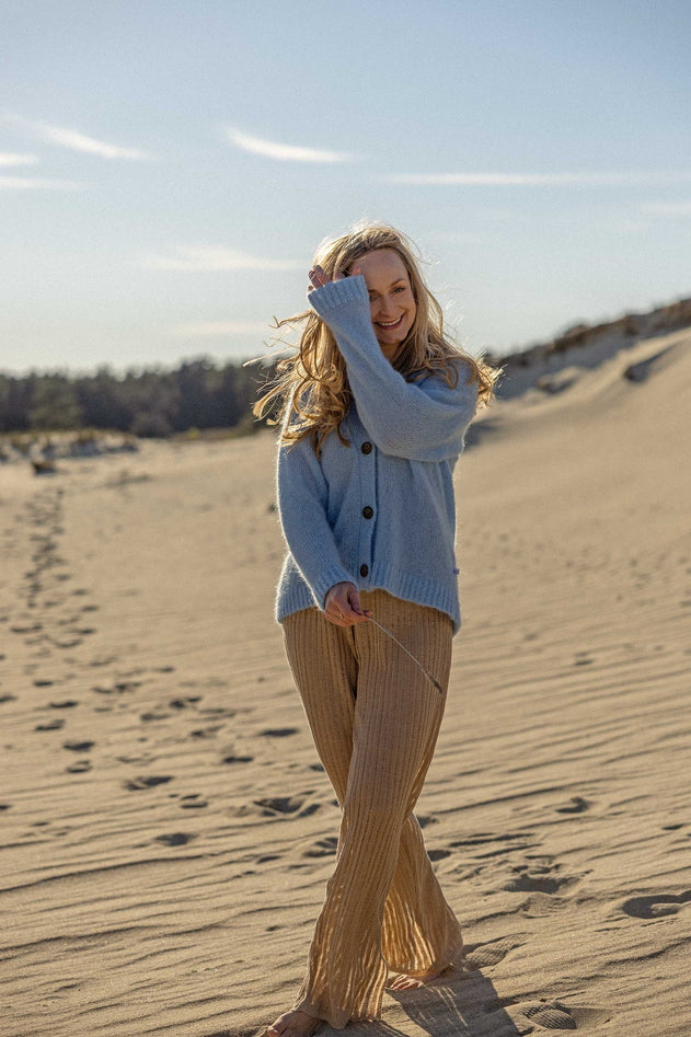 Melody Mohair Cardigan Sky Blue