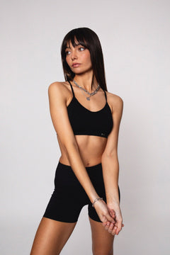 Skin Sports Bra Black