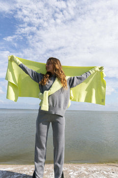 Via Merino Wool Scarf Limone