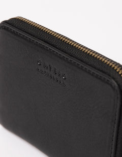 Robbie Wallet Black Soft Grain Leather