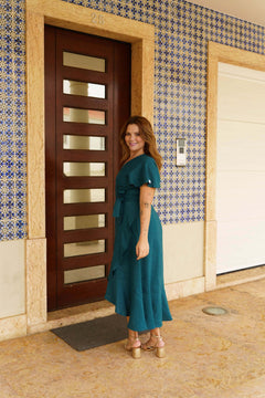 Annika Dress Crystal Teal
