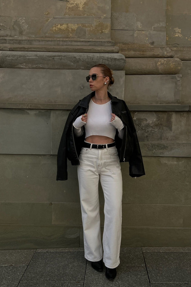 Brera Crop Top White