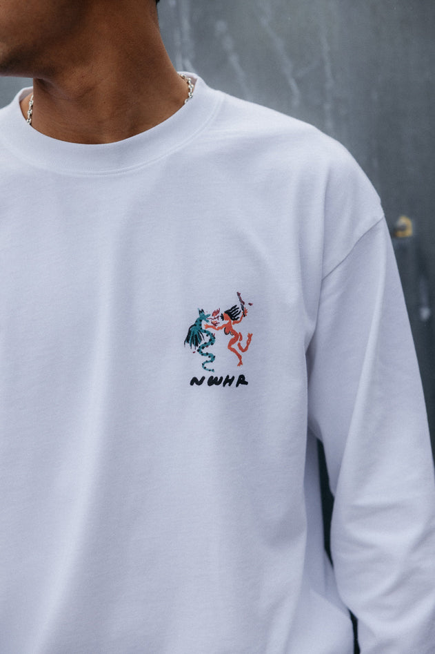 Battle Royale Long Sleeve T-Shirt White