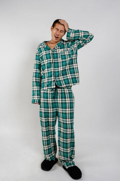 Jim Jam GOTS Organic Cotton Pyjama Set Green