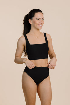 Riviera Bikini Top Biobased Black