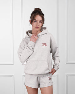 Jordaan Sport Tennis Hoodie Heather Grey