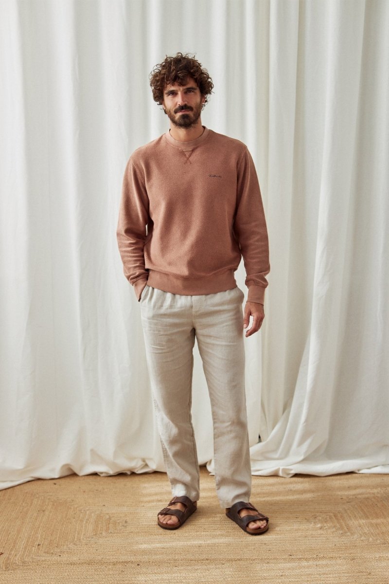 Fatu Hiva Sweatshirt Brown - IVALO.COM