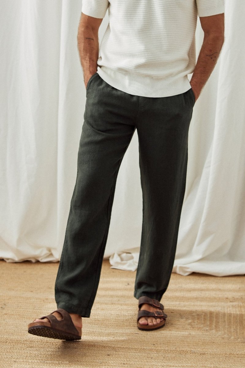 Kotomo Trousers Ivy Green - IVALO.COM