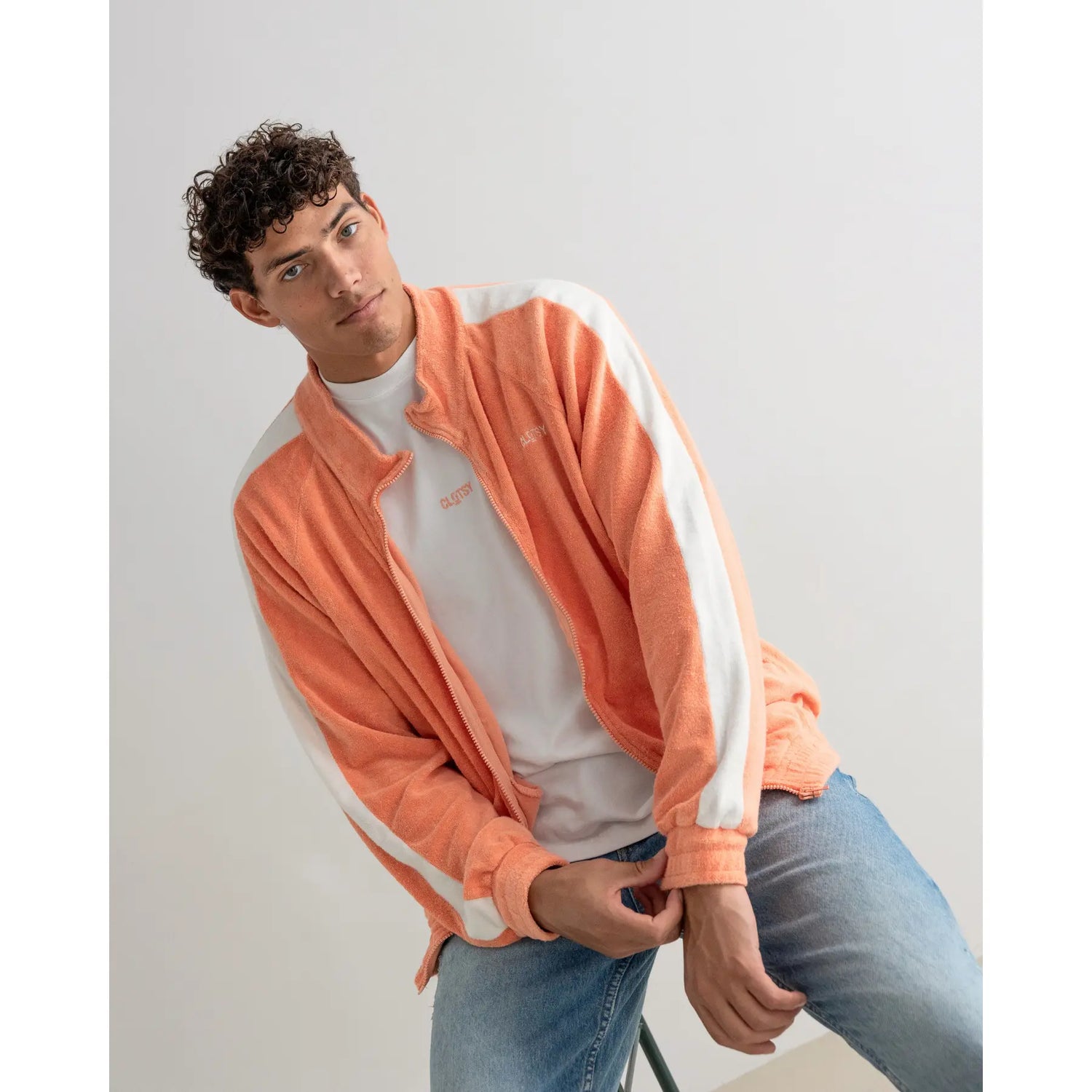 Ohne x Clotsy Verryttelytakki Apricot